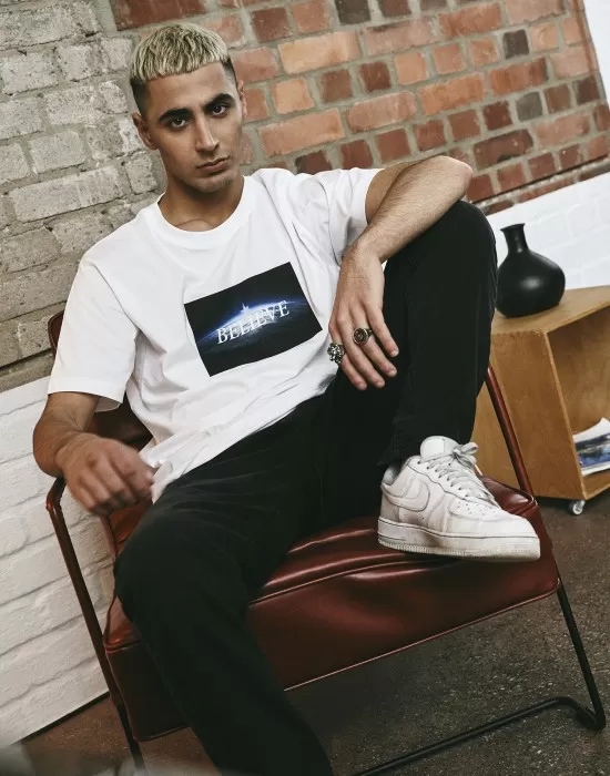 Мъжка бяла тениска Believe, Тениски - Hoodstyle.bg