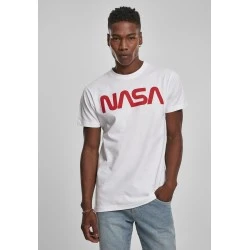 Мъжка бяла тениска Mister Tee NASA