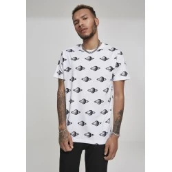 Мъжка бяла тениска Mister Tee NASA Planet