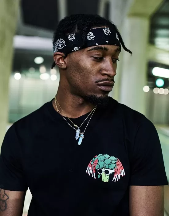 Мъжка черна тениска Mister Tee Broccoli, Тениски - Hoodstyle.bg