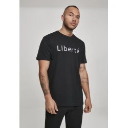 Мъжка черна тениска Mister Tee Libert