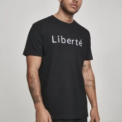Мъжка черна тениска Mister Tee Libert