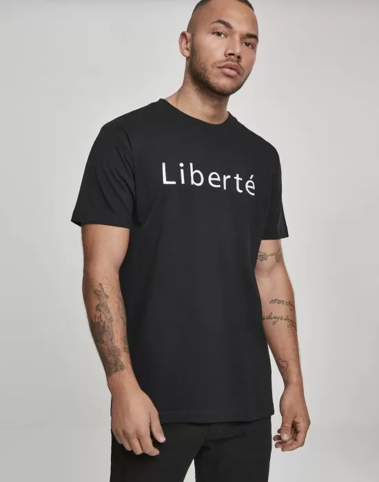 Мъжка черна тениска Mister Tee Libert, Тениски - Hoodstyle.bg