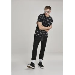 Мъжка черна тениска Mister Tee NASA Planet