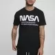 Мъжка черна тениска Mister Tee NASA Wormlogo, Тениски - Hoodstyle.bg