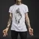 Мъжка тениска Famous FMS Sign в бяло, Тениски - Hoodstyle.bg