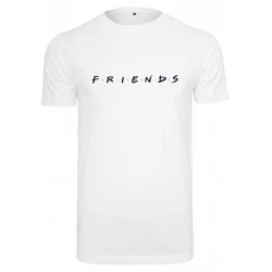 Мъжка тениска Merchcode Friends Logo в бял цвят