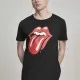 Мъжка тениска Merchcode Rolling Stones Tongue в черен цвят, Тениски - Hoodstyle.bg