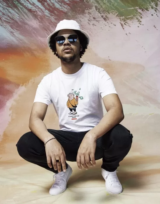 Мъжка тениска Mister Tee Bear Money в бял цвят, Тениски - Hoodstyle.bg