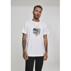 Мъжка тениска Mister Tee Cashcounter в бял цвят