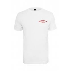 Мъжка тениска Mister Tee Giuseppes Pizzeria в бял цвят