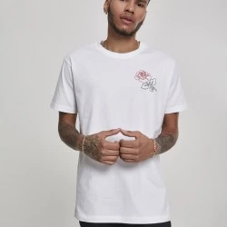Мъжка тениска Mister Tee Keke Rose в бял цвят