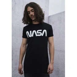 Мъжка тениска Mister Tee NASA Worm в черен цвят
