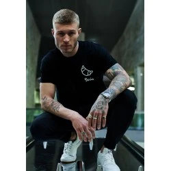 Мъжка тениска Mister Tee Paris в черен цвят