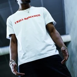 Мъжка тениска Mister Tee Romance в бял цвят