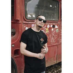 Мъжка тениска Mister Tee Rose в черен цвят