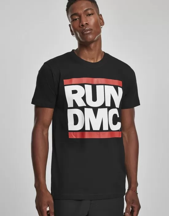Мъжка тениска Mister Tee Run DMC Logo Black, Тениски - Hoodstyle.bg