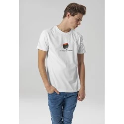 Мъжка тениска Mister Tee Shoebox  в бял цвят
