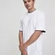 Мъжка тениска с цветни маншети Urban Classics Tall в бяло wht/blk, Тениски Tall Tees - Hoodstyle.bg