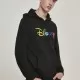 Мъжки черен суичър MERCHCODE Disney Rainbow Logo EMB, Суичъри - Hoodstyle.bg