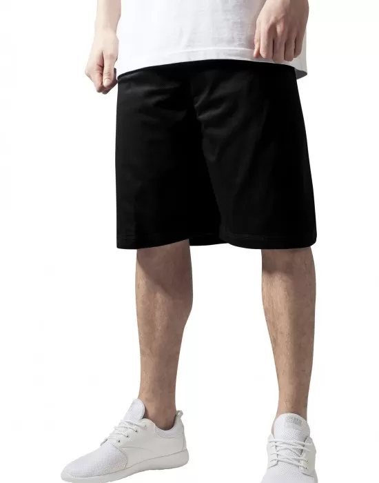 Мъжки къси панталони в черно Urban Classics Bball, Къси панталони - Hoodstyle.bg