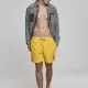Мъжки плувни шорти Urban Classics Block в жълт цвят, Къси панталони - Hoodstyle.bg