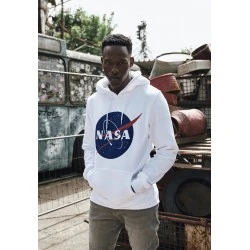 Мъжки суичър Mister Tee NASA в бял цвят
