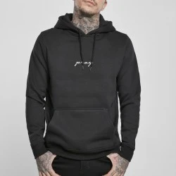 Мъжки суичър Mister Tee Pray EMB в черен цвят
