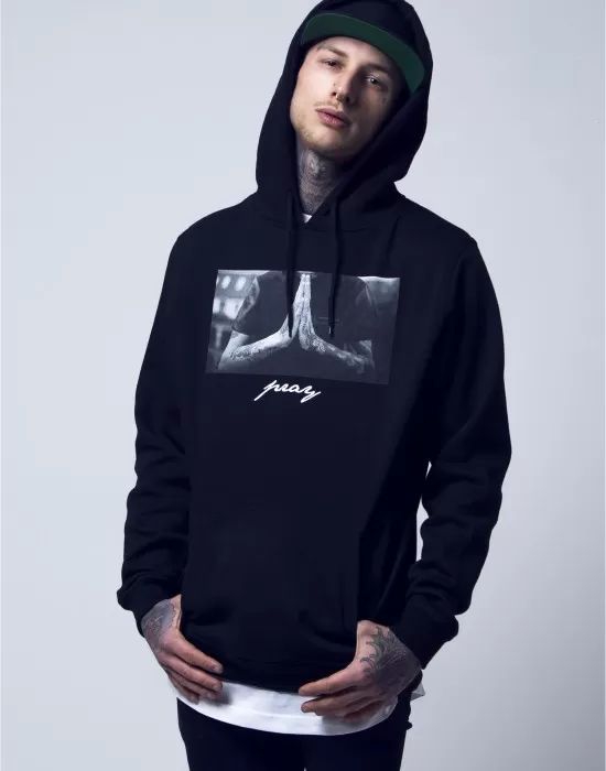 Мъжки суичър Mister Tee Pray в черно, Суичъри - Hoodstyle.bg