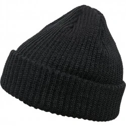 Шапка бийни в черен цвят Rib Beanie 