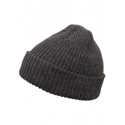 Шапка бийни в тъмносив цвят Rib Beanie 
