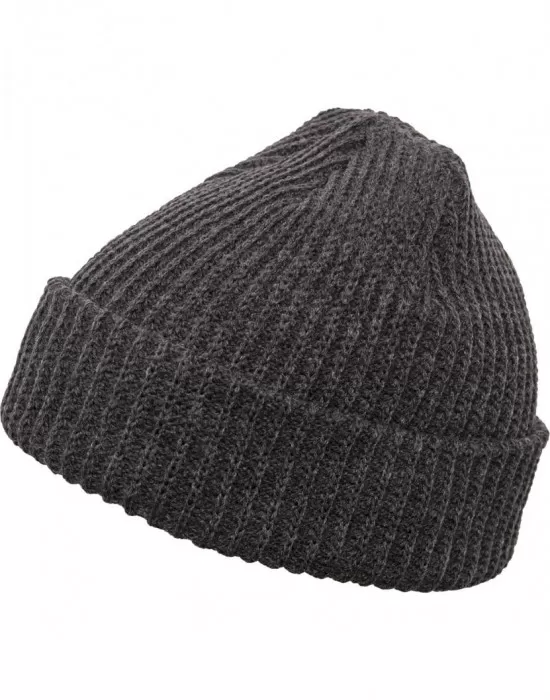Шапка бийни в тъмносив цвят Rib Beanie, Шапки бийнита - Hoodstyle.bg