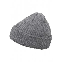Шапка бийни в сив цвят Rib Beanie 