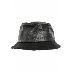 Шапка идиотка черна Crinkled Paper Bucket