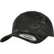 Шапка с козирка MERCHCODE Retro Trucker в черен камуфлаж, Шапки с козирка - Hoodstyle.bg
