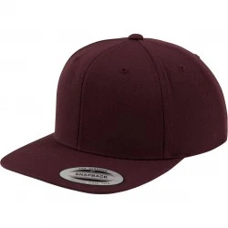 Шапка с козирка в бордо Classic Snapback 