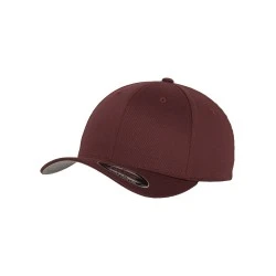 Шапка с козирка в бордо Flexfit Wooly Combed