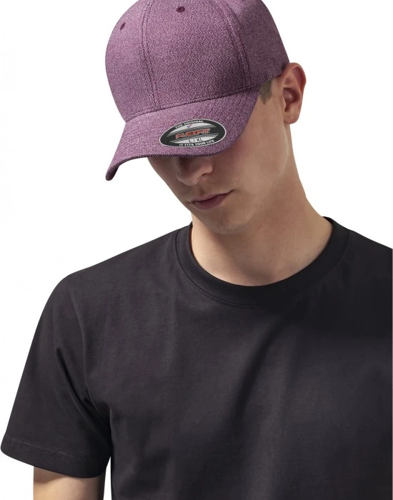 Шапка с козирка в бордо Melange Flexfit, Шапки с козирка - Hoodstyle.bg