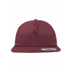 Шапка с козирка в бордо Unstructured 5-Panel Snapback