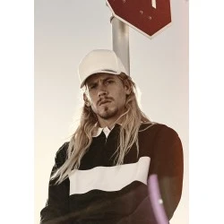 Шапка с козирка в бяло 5-Panel Curved Classic Snapback 
