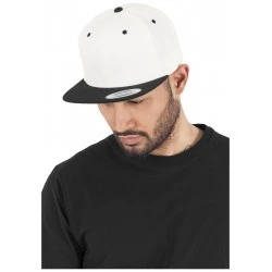 Шапка с козирка в бяло  Mister Tee Classic Snapback 2-Tone 