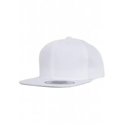 Шапка за деца с козирка в бяло Pro-Style Twill Snapback Youth Cap 