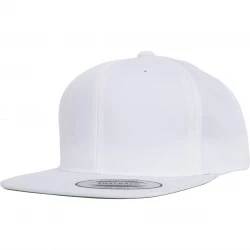 Шапка за деца с козирка в бяло Pro-Style Twill Snapback Youth Cap 