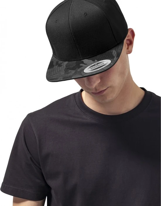 Шапка с козирка в черно Camo Visor Snapback, Шапки с козирка - Hoodstyle.bg