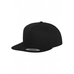 Шапка с козирка в черно Classic 5 Panel Snapback