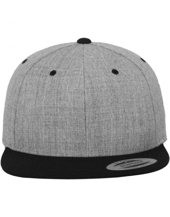 Сива шапка с козирка в черно Mister Tee Classic Snapback 2-Tone, Шапки с козирка - Hoodstyle.bg