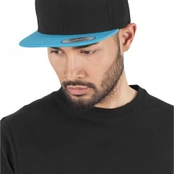Шапка с козирка в черно Mister Tee Classic Snapback 2-Tone