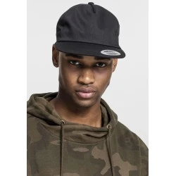Шапка с козирка в черно Unstructured 5-Panel Snapback 