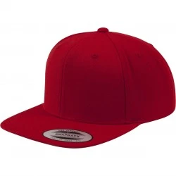 Шапка с козирка в червено Classic Snapback