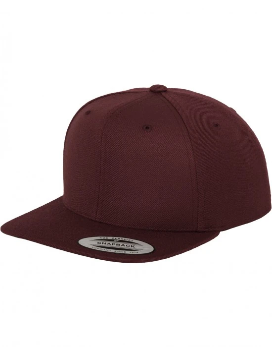 Шапка с козирка в кафяво Classic Snapback, Шапки с козирка - Hoodstyle.bg